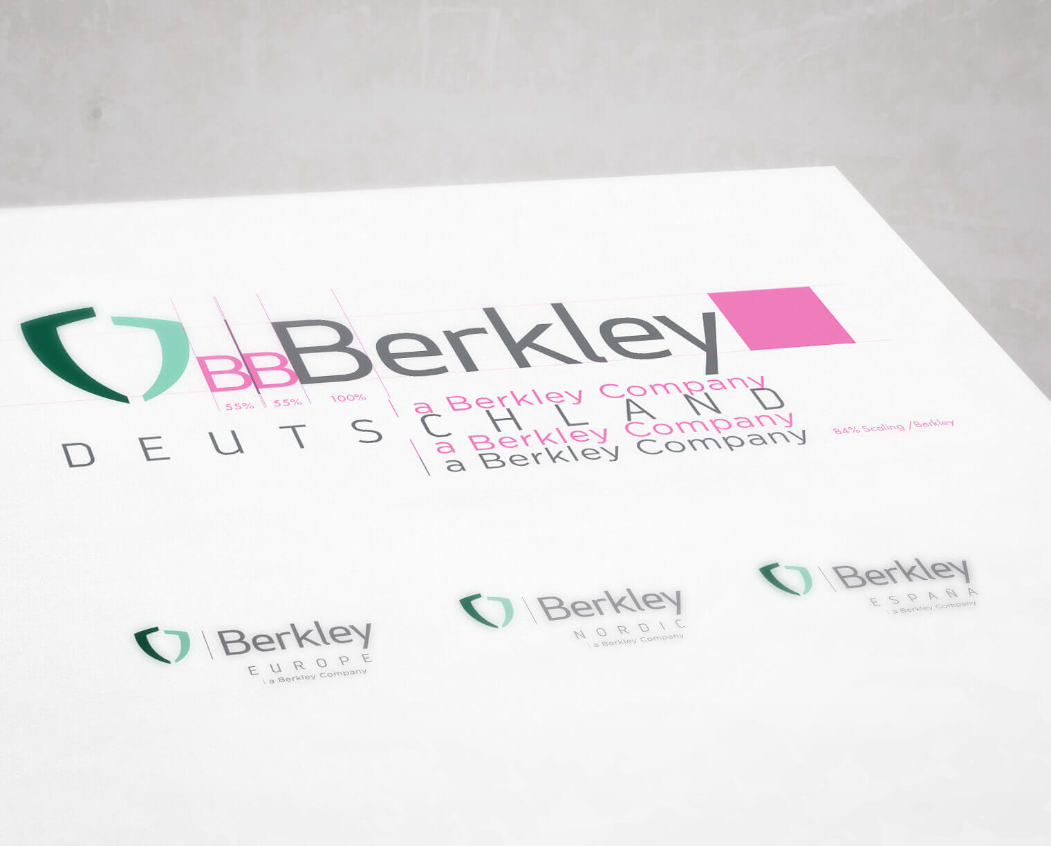 W. R. Berkley Europe: Logoentwicklung - internationale Adaptionen