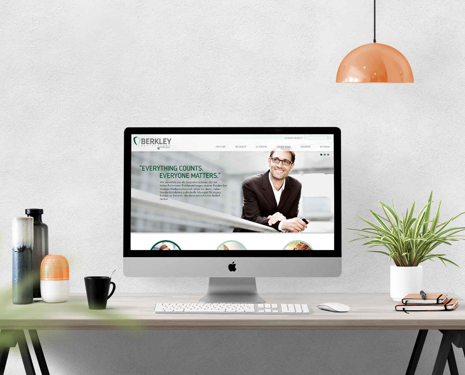 W. R. Berkley Europe: Corporate Webdesign