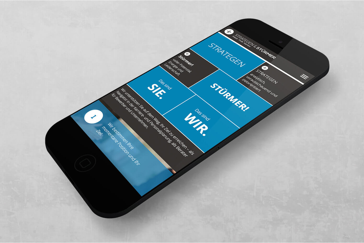 STRATEGEN & STÜRMER: Mobile Webdesign