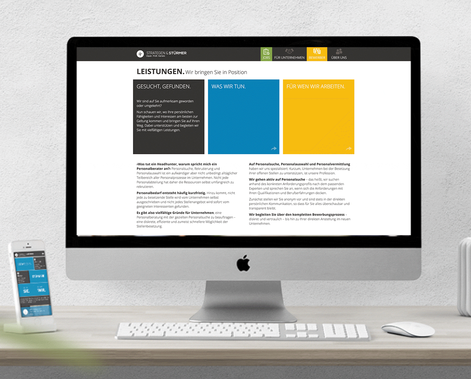 STRATEGEN & STÜRMER: Responsive Webdesign