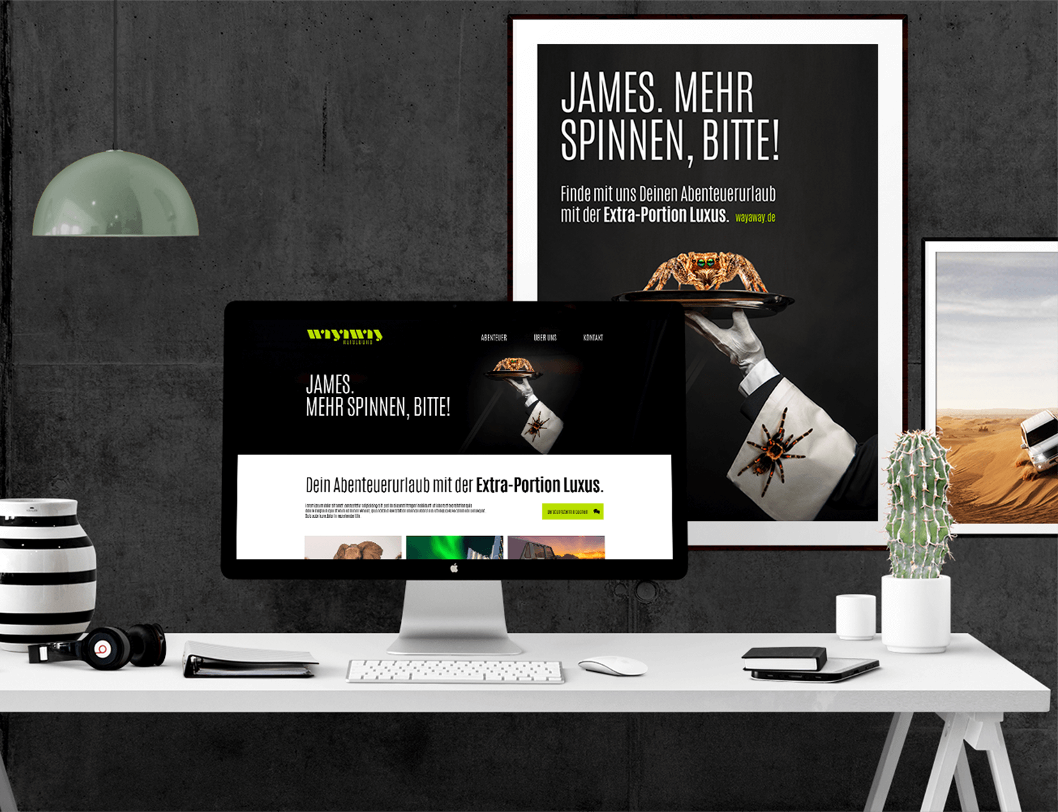 Die Designtante: Webdesign und Kampagne wayaway