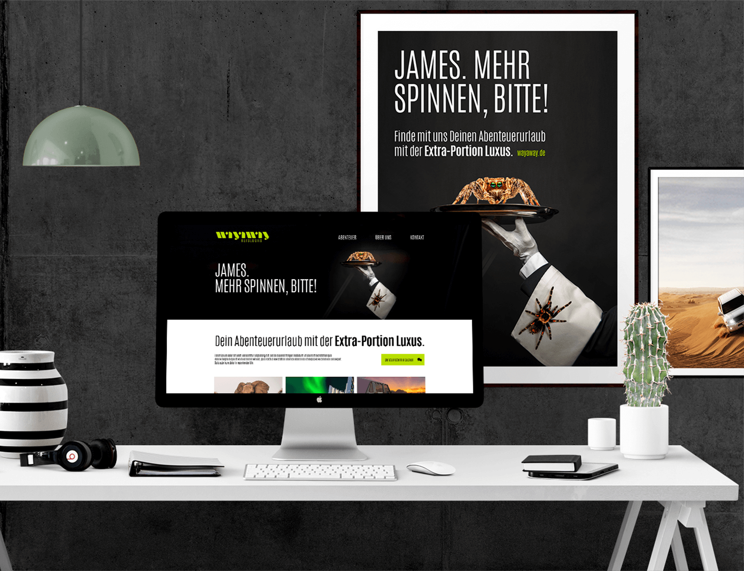 Die Designtante: Webdesign und Kampagne Reisebüro