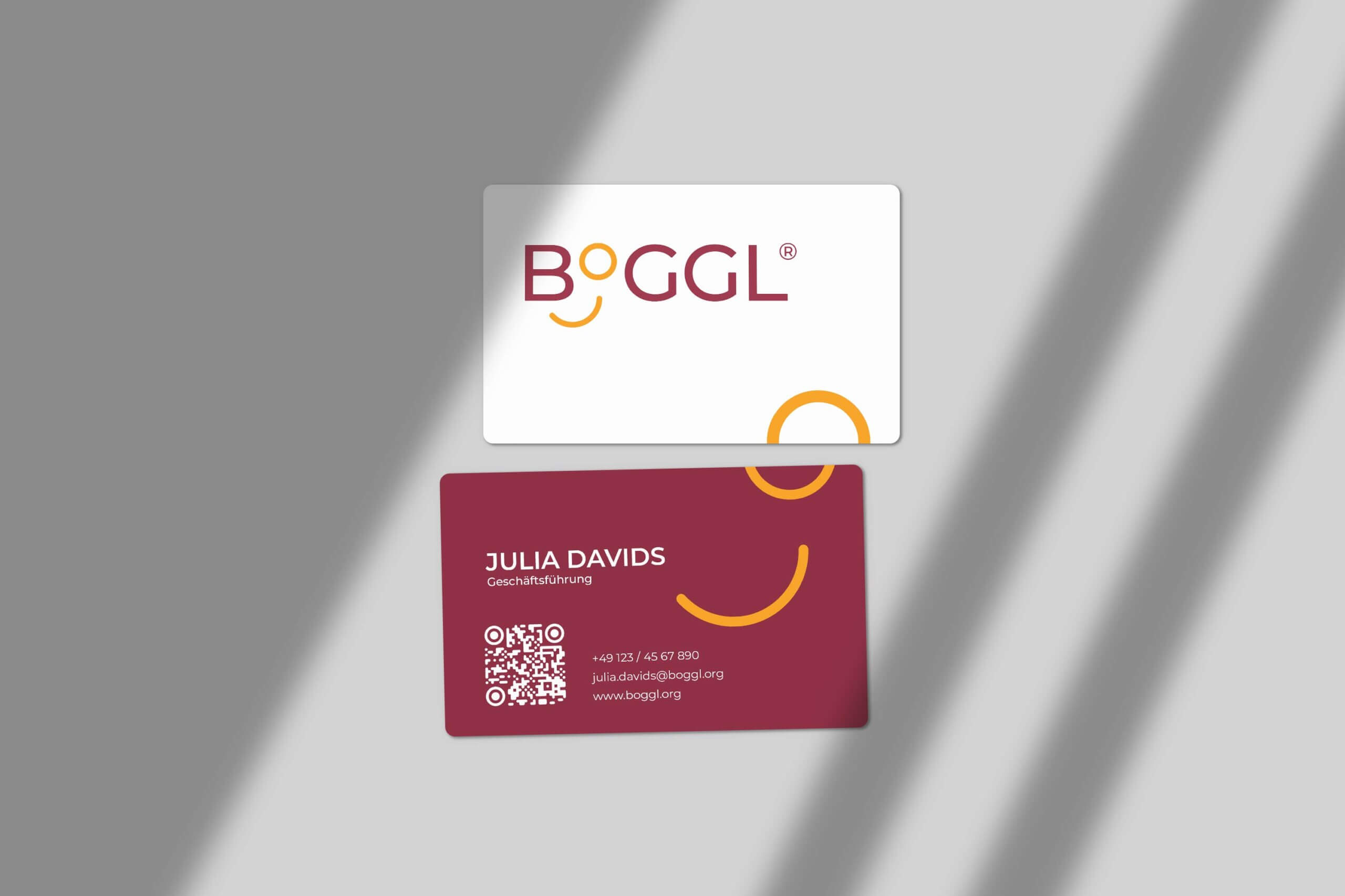 Boggl Branding: Visitenkarte