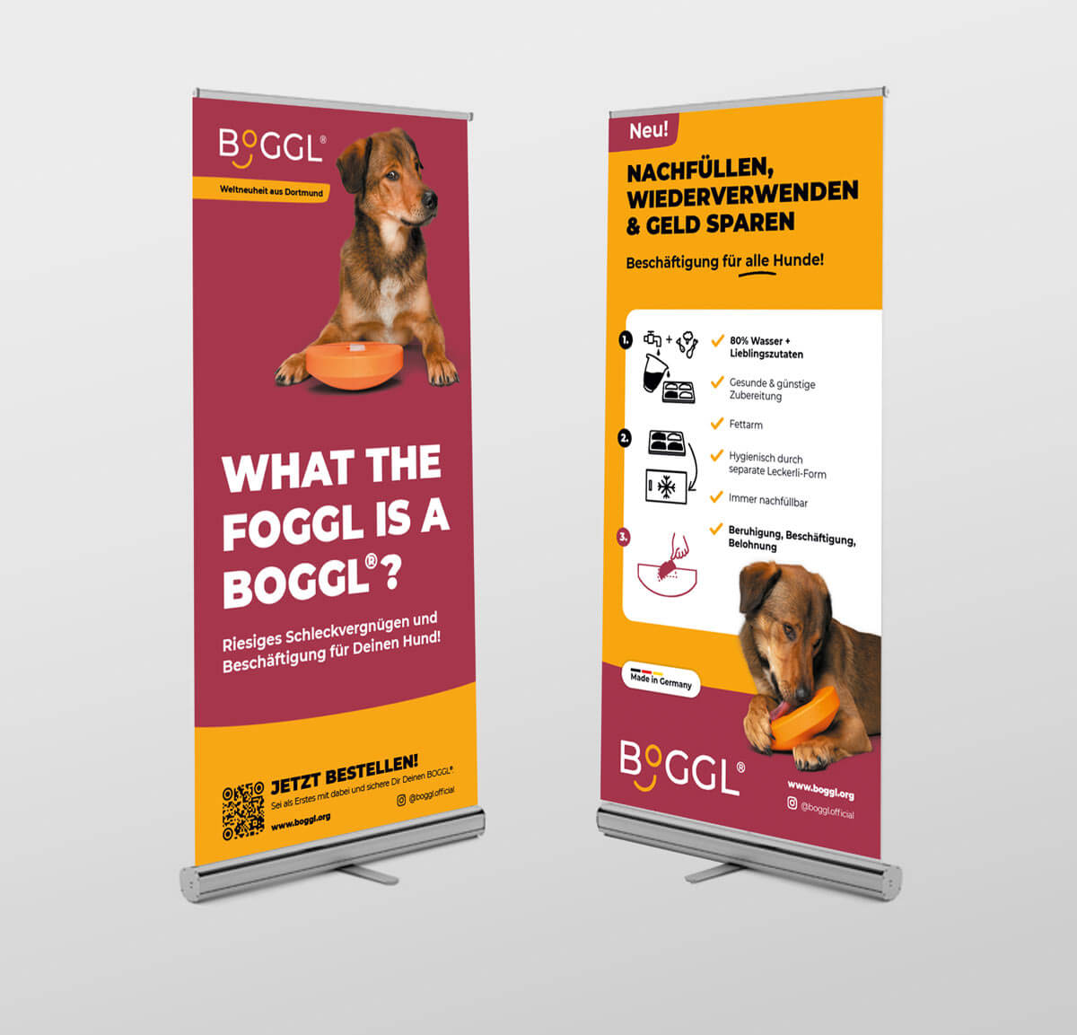 Boggl Corporate Design: RollUps